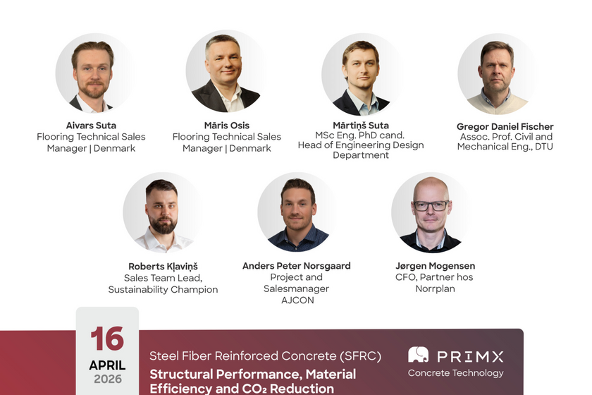 Webinar: Steel Fiber Reinforced Concrete (SFRC) Structural Performance, Material Efficiency and CO₂ Reduction Webinar: Steel Fiber Reinforced Concrete (SFRC) Structural Performance, Material Efficiency and CO₂ Reduction